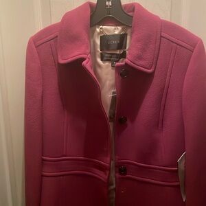 J Crew Purple Italian Double cloth Peacoat